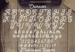 Anelka Fambuya - Monoline Retro Script Font