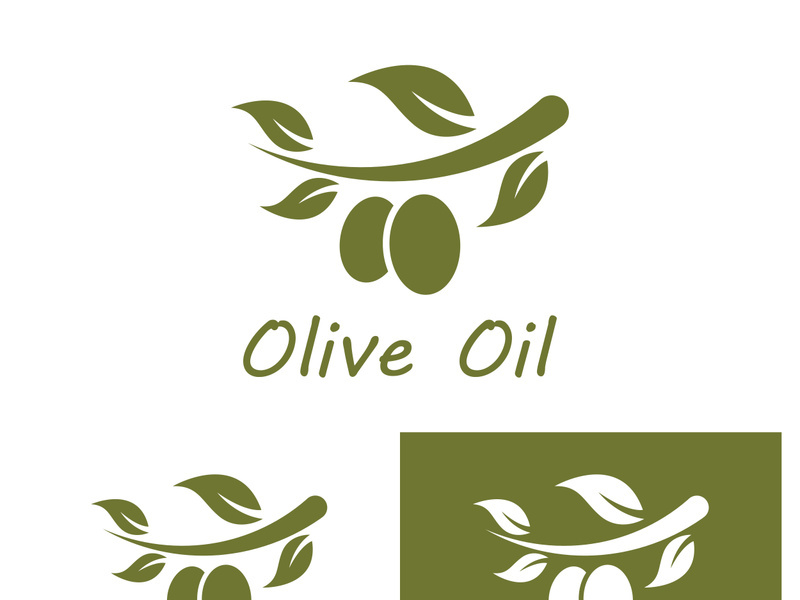 Olive fruit logo design.