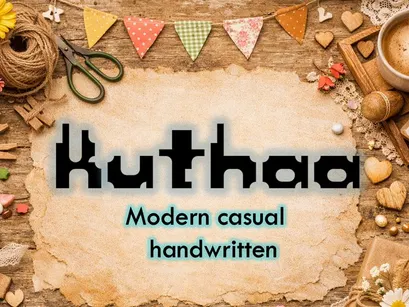 Kuthaa – Modern Casual Handwritten Font (TTF)