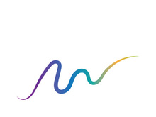 Sound waves vector illustration design template