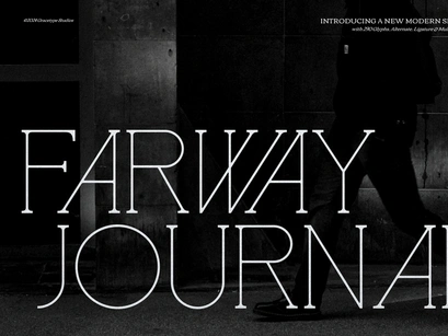 Farway Journal | Modern Serif Font