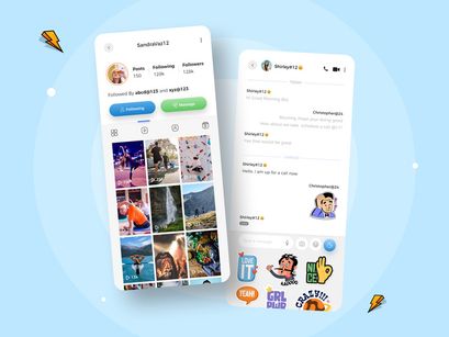 Social Media App Design Concept