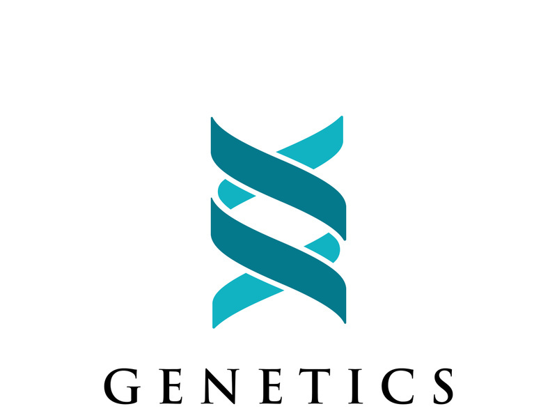 DNA element logo. Bio tech, DNA people, bio DNA, spiral DNA. Logo can be for science, pharmacy and medical.