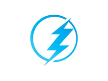 Lightning , Flash logo Template vector icon