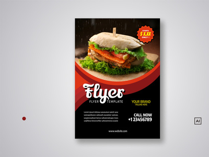 Restaurant Flyer Template Bundle