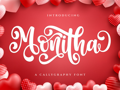 Monitha - Script Font