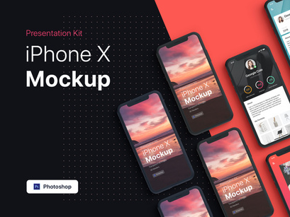 Presentation Kit - iPhone showcase Mockup