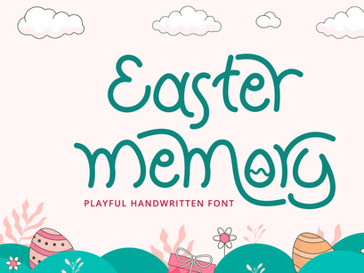 Easter Memory - Playful Handwritten Font
