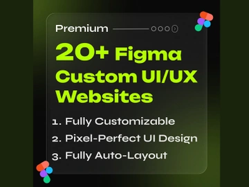 20+ Modern Website UI/UX Templates for Figma | Web Design Kit preview picture