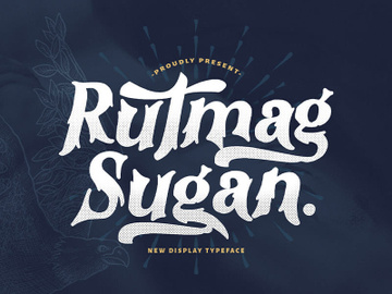 Rutmag Sugan - Decorative Display Font preview picture