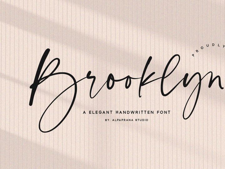 Brooklyn - Handwritten Font