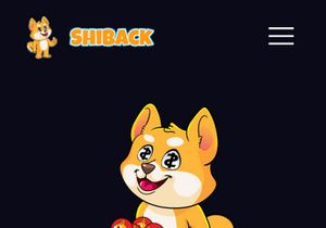 NFT Landing Homepage Art Design Web and Mobile $SHIB