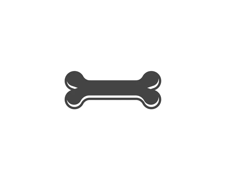 Bone icon design illustration