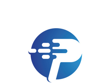 p logo and symbol vector template preview picture
