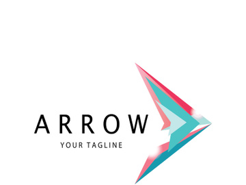 Arrow vector illustration icon Logo Template design preview picture