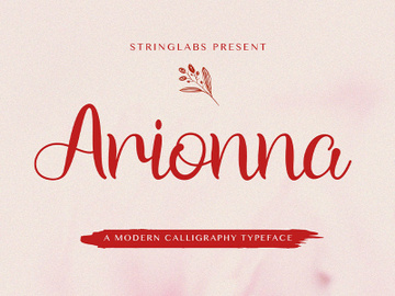 Arionna - Modern Calligraphy Font preview picture