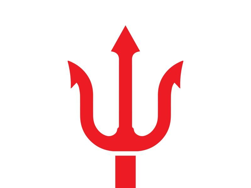 Mystic Trident Emblem Of Power magic trisula