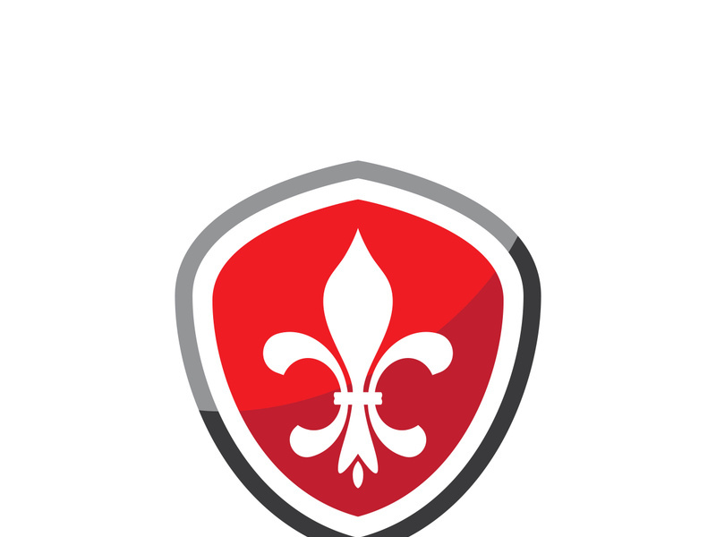 Fleur de lis vector icon design