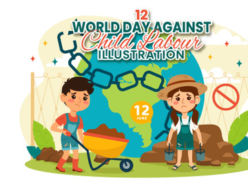 12 World Day Against Child Labour Illustration preview picture