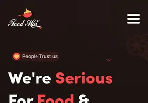 Food Hut (Food Ordering Responsive Design)