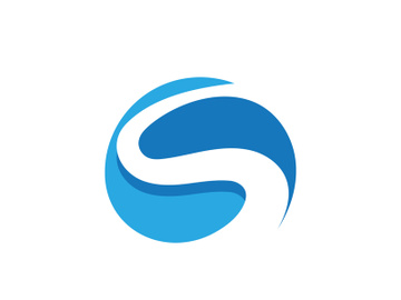 River Icon illustration design template preview picture