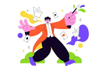 10 Magician Illustration