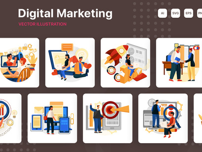 Digital Marketing Illustrations