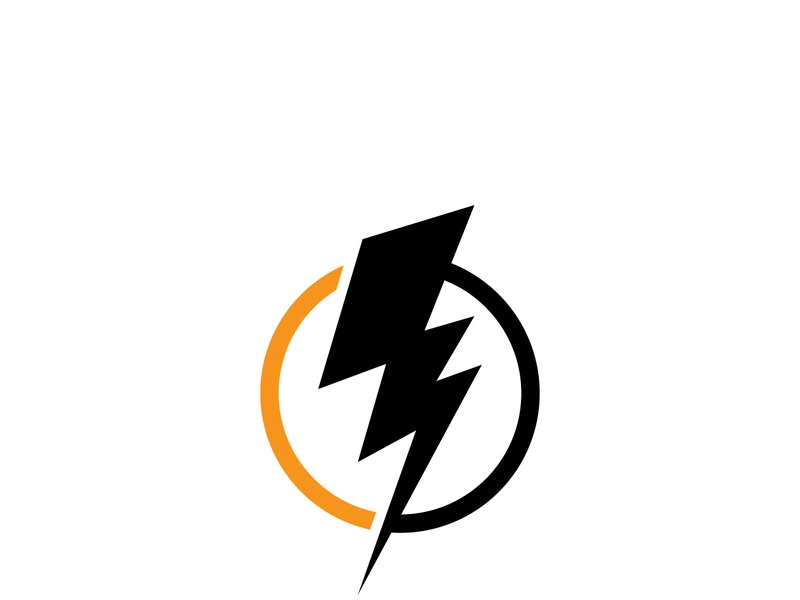 Lightning bolt flash thunderbolt icons vector