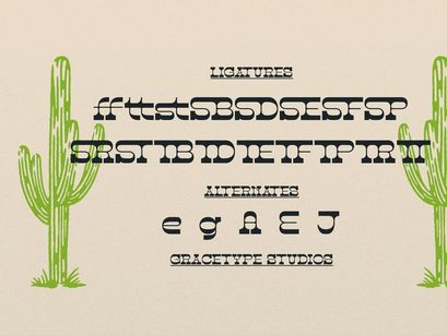 Abron Clinton | Western Slab Serif