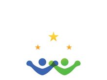 People star logo design to achieve a success or dream.