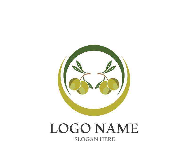 Extra virgin olive oil logo icon design vector illustration