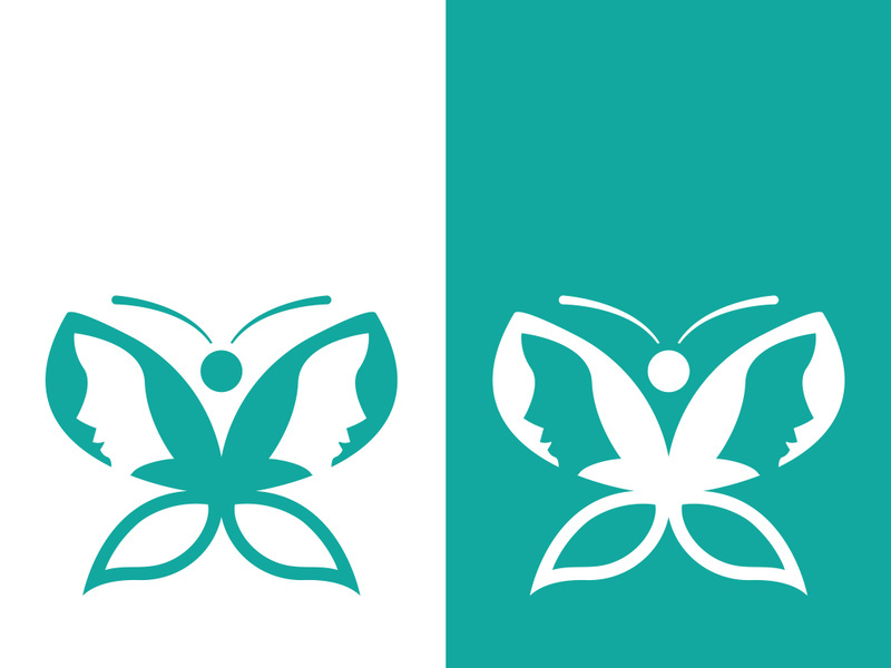 Butterfly logo icon vector design illustration