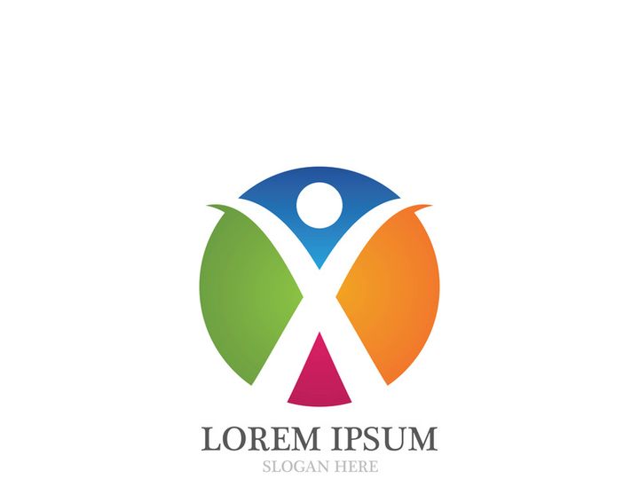 Health people lofe logo vector