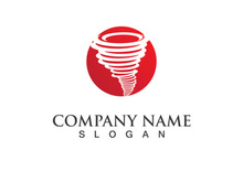 Tornado logo symbol vector illustration design