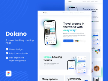 Travel Landing Page - Dolano preview picture