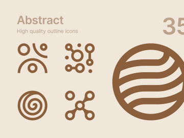 Abstract icons preview picture