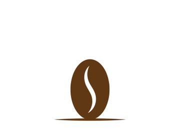 Coffee bean logo for cafe, business, label. preview picture