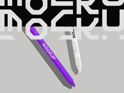 Pencil Tab Mockup