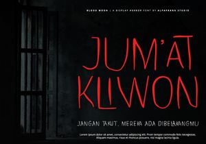 Blood Moon - Display Font