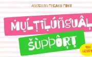 Angellin Freaky - A Ugly Playful Font