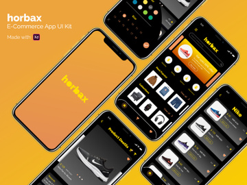 Horbax Ecommerce App for ios - UI Kit preview picture