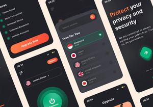 Hivi VPN Mobile UI Kit