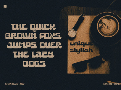 Caraose - Unique Display Typeface