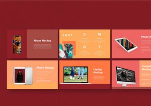 Hot Color Powerpoint Template