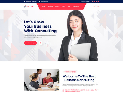 Consulting Landing Page Templates