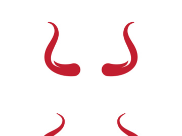 Devil horn Vector icon design preview picture