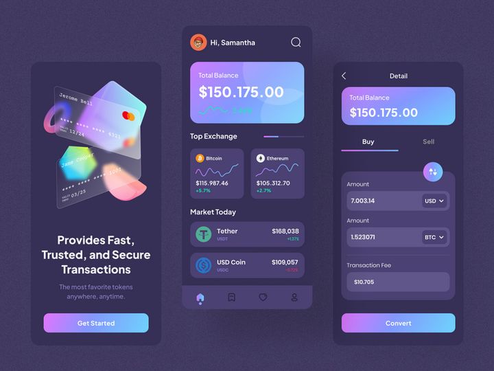 Cryptocurrency Exchange Mobile App