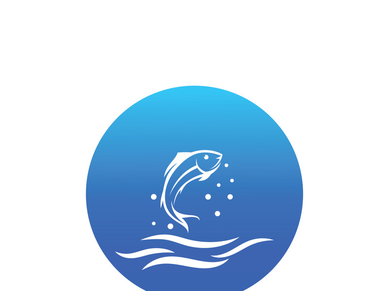 Ocean water wave wave logo design.