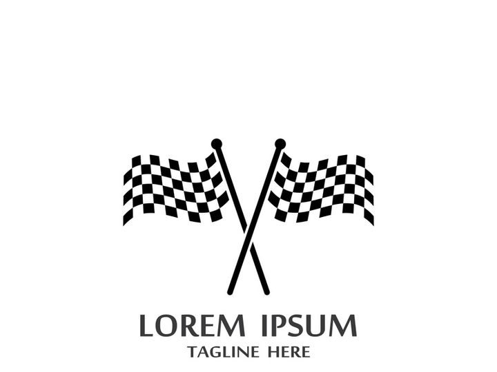 Race flag logo