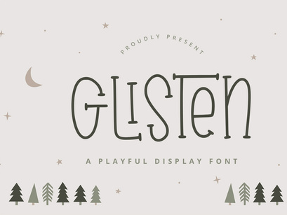 Glisten - Playful Font